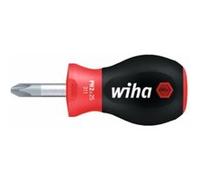 Wiha Tournevis Stubby ISO8764 PH2 x 25 mm - lame courte ronde - longueur totale 81 mm