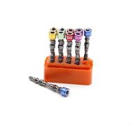 Tournevis cruciforme 65 mm en métal robuste (65 mm) | L'aimant puissant maintient les vis, idéal pour les travaux de plafond, 65 mm de long, métal robuste, cloison sèche