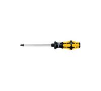 Tournevis cruciforme PH (tournevis-burin), Dimensions : PH 2, Long. de la lame 100 mm, Long. totale 205 mm, Lame à 6 pans : 6 mm