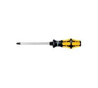 Tournevis cruciforme PZ (tournevis-burin), Dimensions : PZ 2, Long. de la lame 100 mm, Long. totale 205 mm, Lame à 6 pans : 6 mm