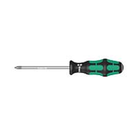 Wera Tournevis Pozidriv 355 PZ - PZ 3 x 150 mm - Lame ronde acier - Lasertip
