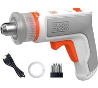 Tournevis d'assemblage BLACK & DECKER Hexdriver, 3,6 V, Noir, Mandrin Magnétique, Lumière LED