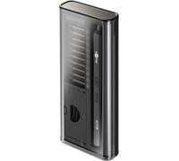 Goobay Tournevis électrique de précision 77838, sans fil, 20 embouts, boîtier alu magnétique, USB-C