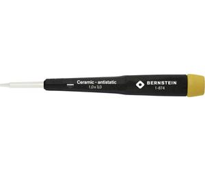 Tournevis de réglage à tige céramique, cruciforme 2,40 x 0,80 mm Bernstein 1-867
