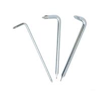 Tournevis de type L en forme de L pour clé à tête cruciforme pour les espaces restreints, outil de coude à bras court argenté Ph0 Ph1 Ph2 Caractéristiques : lot de 3 pièces (lot de 3)