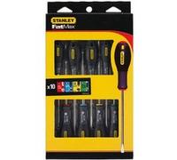 Jeu de 10 tournevis STANLEY FATMAX électricien + mécanicien - phillips + pozidriv + torx