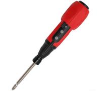 Tournevis électrique 3,6 V rechargeable sans fil avec interrupteur avant et arrière léger pour assemblage de meubles, rouge, 22 cm