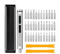 Tournevis Électrique Alliage Aluminium Léger Compact(Black) | Précision maximale, idéal pour smartphone, pour caméra, laptop, compact portable, réparation rapide