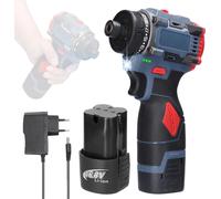 Tournevis électrique, couple de 45Nm, moteur sans balais, 2 piles, EU