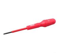 Tournevis électrique isolé 1000 V, testeur de tension VDE professionnel, manche rouge, outil de test électrique (4 x 75 +)