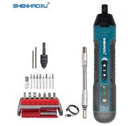 Tournevis électrique sans fil Rechargeable 1300mah batterie au Lithium Mini perceuse 3.6V ensemble d'outils électriques entretien ménager réparation PTS-40-20