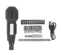 Tournevis Électrique Sans Fil Rechargeable 3,6V avec 9 Embouts - Moteur Puissant 4N·m, Rotation Avant/Arrière, Idéal Bricolage et Réparations Rapides