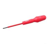 Tournevis isolé d'électricien avec embout magnétique et interface à douille hexagonale pour un verrouillage sécurisé des embouts, évalué pour une sécurité haute tension de 1000 V (3 x 75 +)
