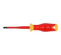 Tournevis isolé PZ2X100MM - Petit et fiable pour électriciens, isolé, poignée ergonomique, jusqu'à 1000 V