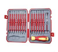 Tournevis Isolés Électricien, Embouts Cruciforme et pour torx | Pour Travaux Électriques, Isolation Sécurisée, pour idéal Électriciens, Acier Trempé, Embouts PH et Torx