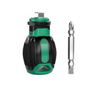 Tournevis miniature à double usage peu encombrant Porte-embouts magnétiques Conception de poignée ergonomique Outil professionnel Tournevis compact à double tête