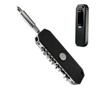 Tournevis multi-outils portatif pliant en de précision à dos magnétique | outil utilitaire de poche pour la vie domestique, entretien , ouverture de bouteilles, vissage et réglage