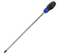 Tournevis PH2 Phillips extra long Longueur totale 400 mm avec manche en caoutchouc TE549