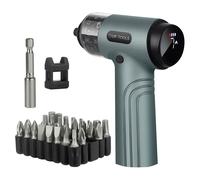 Tournevis Pistolet Électrique Éclairage LED avec Kit d'outils 36 en 1 Uftools Noir