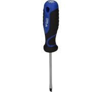 Tournevis Plat Taille de Lame de 0,8 mm x 4 mm - Tournevis BT030903 avec Bonne Adhérence - pour Professionnel et Bricoleur - Manche Ergonomique - Embout en Acier au Chrome Vanadium - BRILLIANT TOOLS