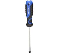 Tournevis Plat Taille de Lame de 1,6 mm x 8 mm - Tournevis BT030906 avec Bonne Adhérence - pour Professionnel et Bricoleur - Manche Ergonomique - Embout en Acier au Chrome Vanadium - BRILLIANT TOOLS