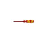 Tournevis plat VDE, Larg. : de la lame : 3,5 mm, Epais. : de la lame 0,6 mm, Long. de la lame 100 mm, Long. totale : 181 mm, Ø de la lame : 3,0 mm