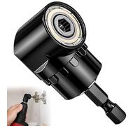 Tournevis Porte-Adaptateur 105°, Perceuse D'angle Droit, Visseuse D'angle, Renvoi D'angle Visseuse Avec Porte-Embout Magnétique 1/4", Adaptateur D'embout Pour Le Perçage D'espaces Étroits