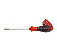 Wiha Tournevis porte-embouts SoftFinish 1/4 avec 8 embouts