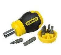 Stanley Tournevis porte-embouts 0-66-357 – boule, manche bi-matière, 6 embouts, tête magnétique
