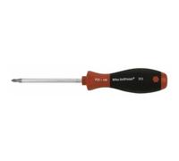 Tournevis pozidriv, manche bi-matière, lame ronde pour empreinte Pozidriv - 2x100 - 00772 WIHA