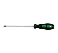Tournevis Pozidriv PZ1 FISCHER DAREX 5 x 150 mm pointe magnétique bi-matière Noir avec touches vertes