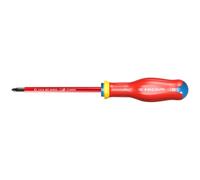 Tournevis Protwist isolé 1000 Volts pour vis cruciformes Pozidriv PZ 2x125 - FACOM - ATD2X125VE