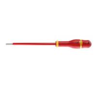 Tournevis 'Protwist' isolé plat 8x150mm longueur totale 275mm - FACOM - A8X150VE Rouge avec anneau jaune G