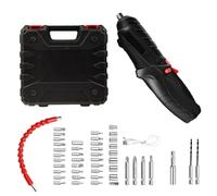 Tournevis rechargeable, tournevis sans fil rechargeable - Petit tournevis avec lumière LED | Kit de perçage électronique de désordre électronique rotatif pour réparations de hog