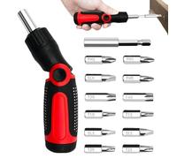 Tournevis rotatif - Ensemble multiple 22,5 x 13 x 4 cm, tournevis twist, paquet d'outils portables | La correction du technicien utilise un mécanisme de prise en main confortable, champ d'application