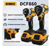 Tournevis sans fil Dewalt DCF860, sans balais, 20V, léger, outil électrique à percussion, perceuse électrique portable pour l'amélioration de l'habitat No Battery