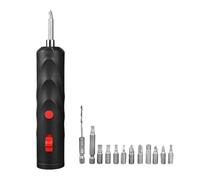 Tournevis sans fil portable avec fonction d ' inversion de batterie de 800 mAh pour les espaces restreints avec poignée ergonomique antidérapante pour la réparation électronique