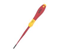 Wiha Tournevis SoftFinish SlimFix VDE – tête à fente 3,5 x 100 mm – spécial électricien