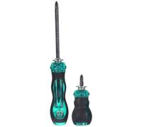 Tournevis Télescopique Plat 2 Pièces en Acier Allié Chrome Vanadium