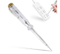 Tournevis Testeur de Tension Transparent, Détecteur de Phase Électrique