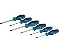 Tournevis Torx Bosch Professional, Set de 6 pièces, Tiges métalliques, Revêtement Softgrip, Forme ergonomique