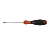 Wiha Tournevis Torx 362TR15 Poignée SoftFinish T15 avec alésage 80 mm lame ronde chromée mate