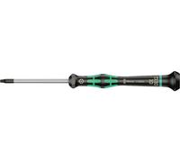 Wera Tournevis électronique TX10 Kraftform Micro, lame 60 mm, noir/vert