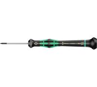 Wera Tournevis électronicien 2067 – TORX T2, lame 40 mm, longueur totale 137 mm, noir/vert