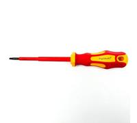 Tournevis Torx VDE TX isolé 1000 V - Tournevis électricien à l’unité ou en set - Conforme VDE/IEC - Pour installation électrique (T15*4 * 100)