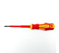 Tournevis Torx VDE TX isolé 1000 V - Tournevis électricien à l’unité ou en set - Conforme VDE/IEC - Pour installation électrique (T10*3 * 75)