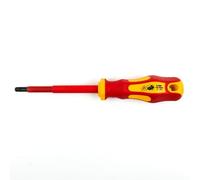 Tournevis Torx VDE TX isolé 1000 V - Tournevis électricien à l’unité ou en set - Conforme VDE/IEC - Pour installation électrique (T30*6 * 100)