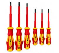 Tournevis Torx VDE TX isolé 1000 V - Tournevis électricien à l’unité ou en set - Conforme VDE/IEC - Pour installation électrique (T8, T9, T10, T15, T20 & T25)