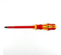 Tournevis Torx VDE TX isolé 1000 V - Tournevis électricien à l’unité ou en set - Conforme VDE/IEC - Pour installation électrique (T40*8 * 125)