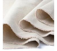 TOUROCMONT - Toile de lin en rouleau - 180 cm x 5 m - 332 g/m² - Tissu brut - Non apprêté - Tissu lin